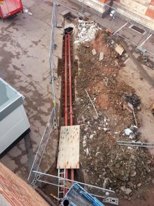 Replacement of heating pipework at Dulwich College (2)